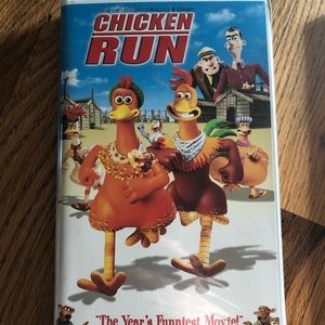 Chicken run on VHS